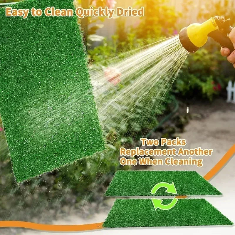 Premium Artificial Grass Pee Pad for Dogs/Pets, Washable, 4 Sizes Available