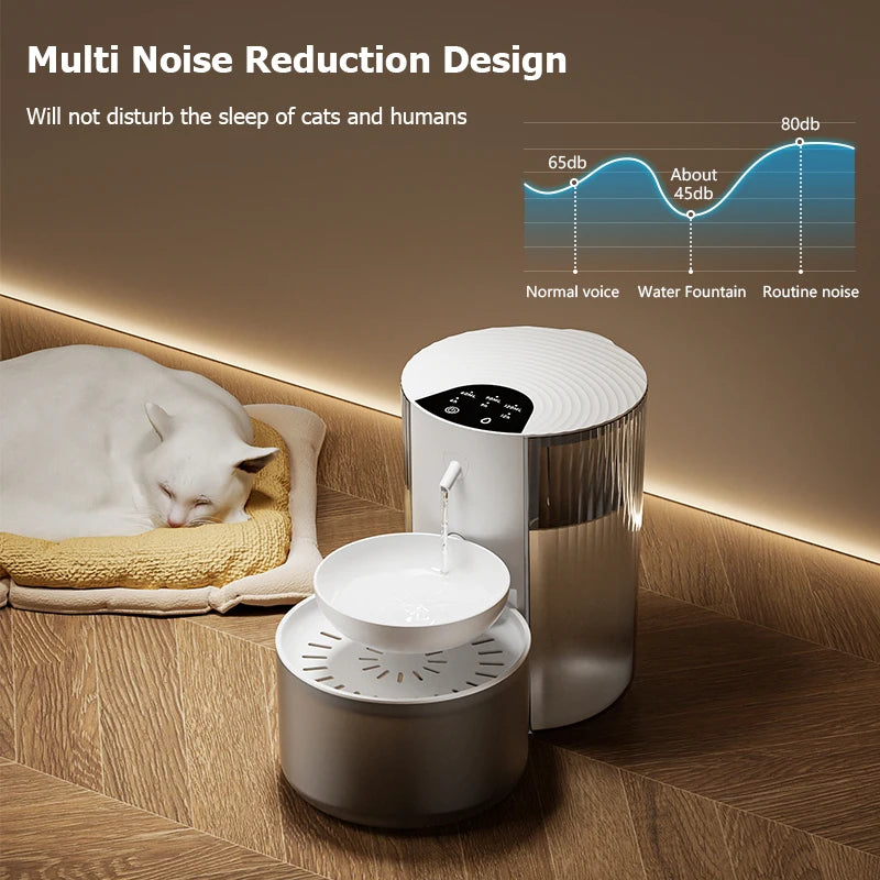 Pet Water Dispenser, Wireless Water Dumping