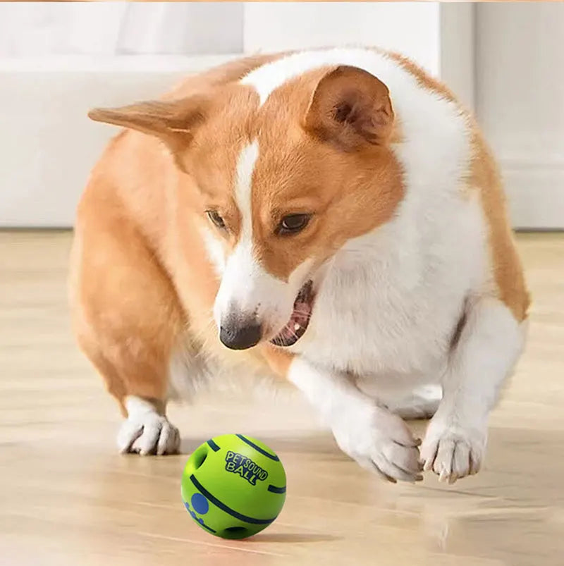 Wobble Wag Giggle Glow Ball Interactive Dog Toy