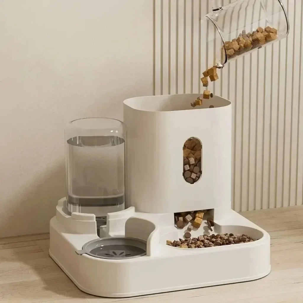 Automatic Dog Feeder: Food & Water Fountain