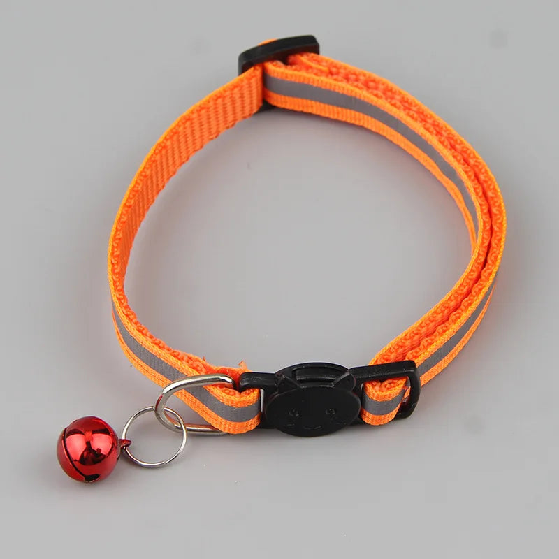 Reflective Cat Bell Collars, Adjustable