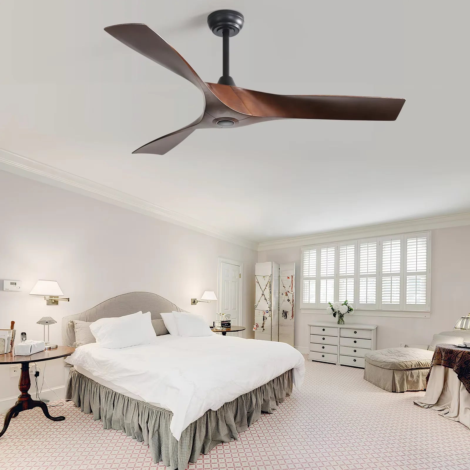 52-inch Ceiling fan, 6-Speed with Remote Control
