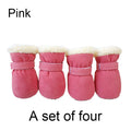 4pcs Winter Snow Boots for Dogs