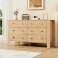 Modern 6-Drawer Dresser or Living/Dining Side Table