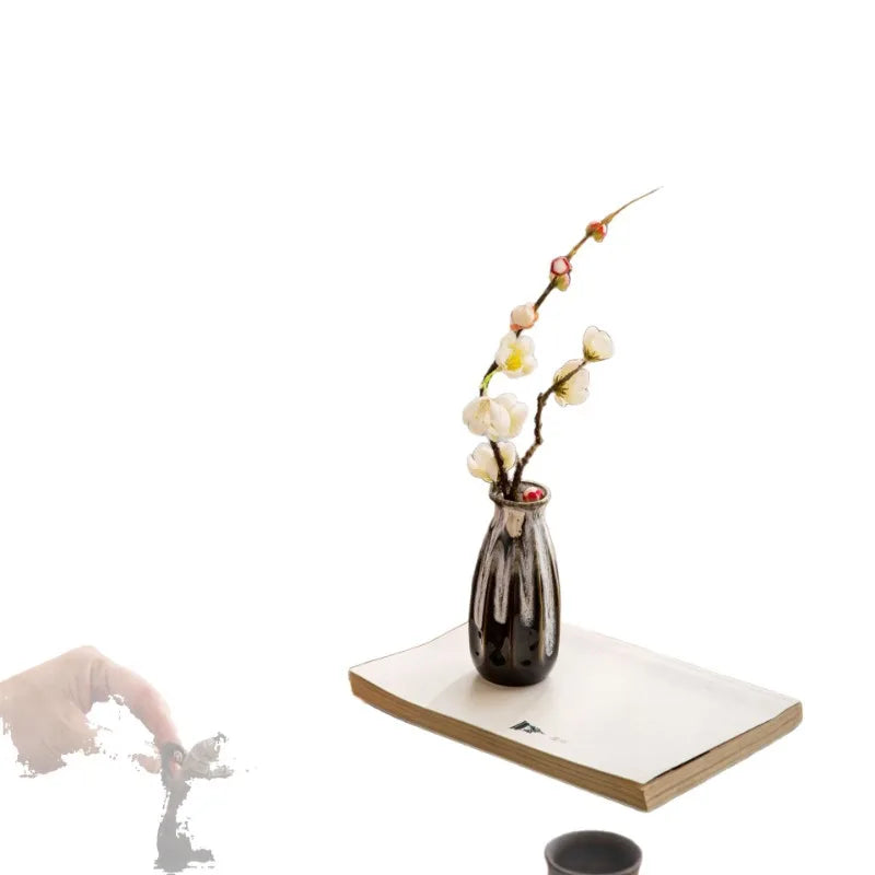 Handmade Japanese Retro Ceramic Kiln Glazed Vase