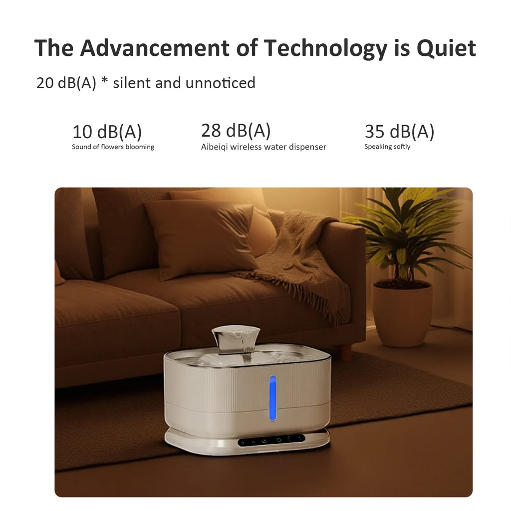 Cat LED Wireless Water Fountain, Smart Sensor