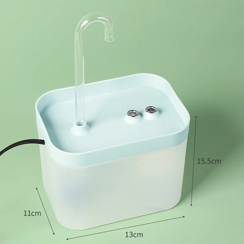 Ultra-Quiet Pet Water Fountain Auto Filter USB Electric