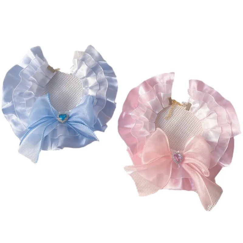Pet Lace Necklace, Princess Bow Scarf