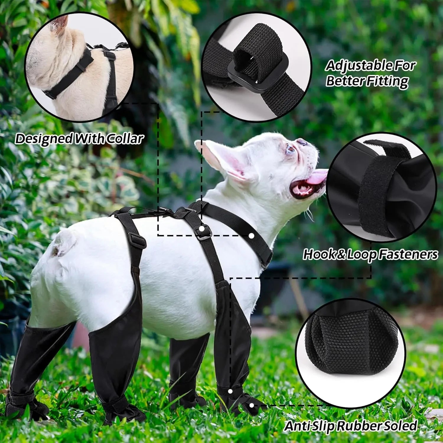 2025 Best Anti-Slip Dog Paw Protector Rain Booties