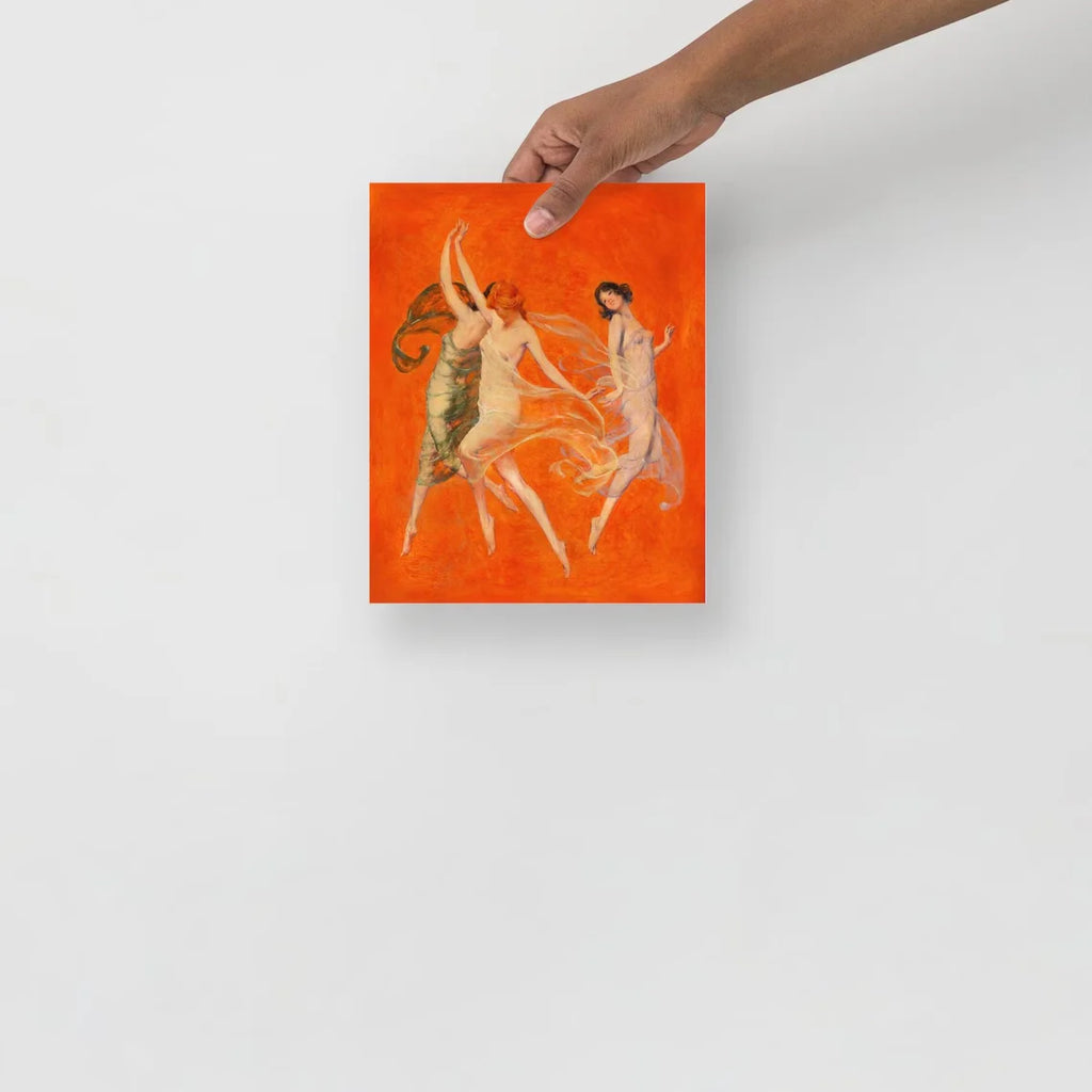 Dance of Three Muses Art Print, Museum Quality