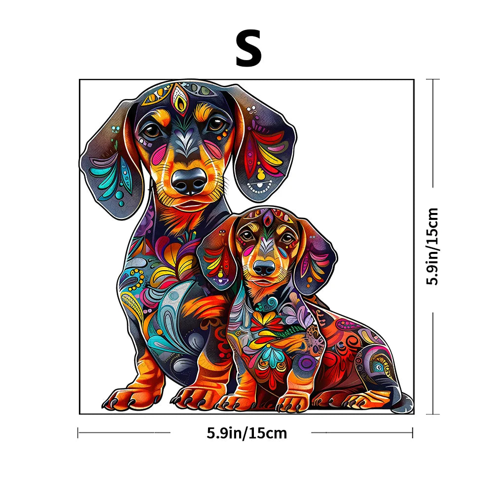Adult Advanced Plywood Puzzle, Unique Animal Shapes