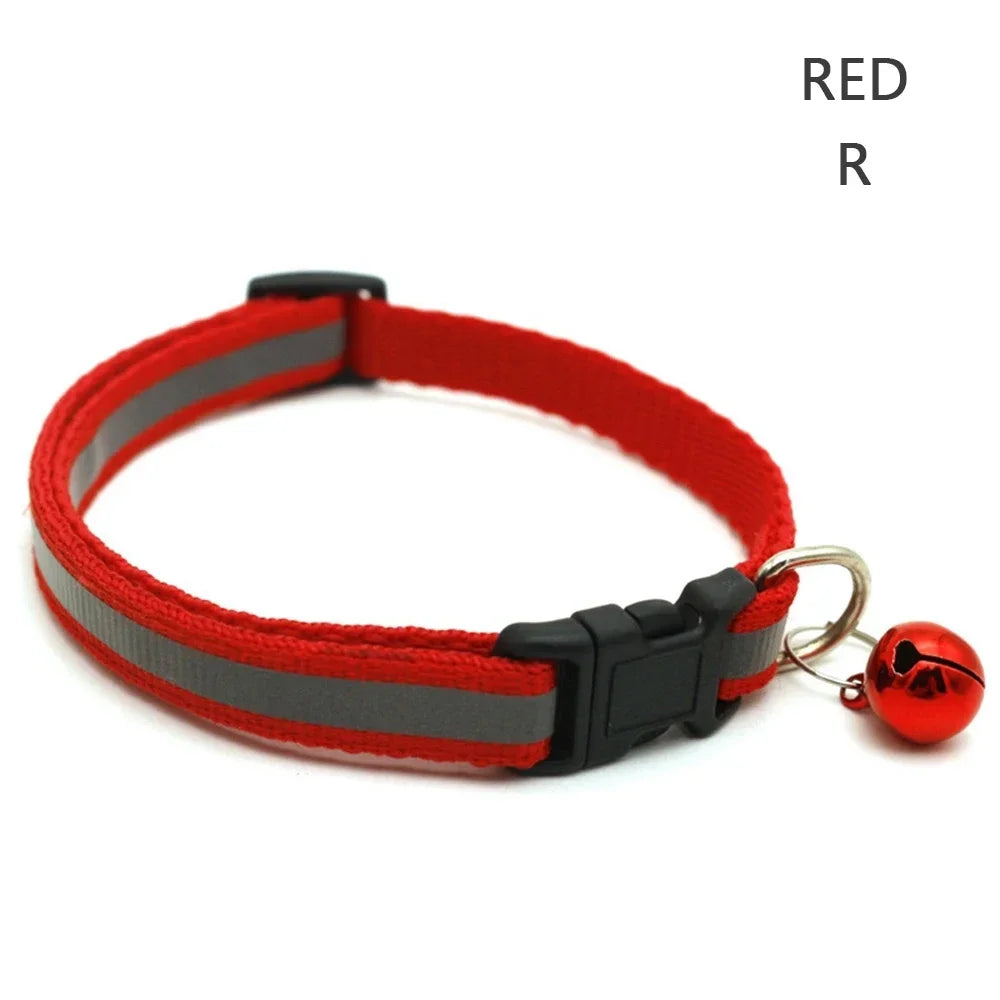 Reflective Night Safety Kitten Collar; Adjustable