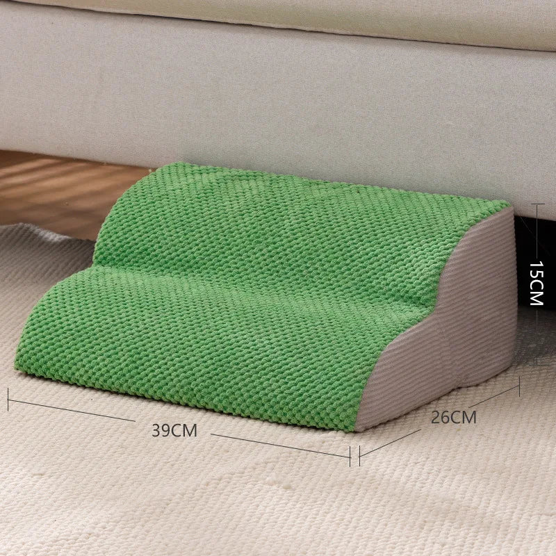 1/2/3/4 Pet Stairs, Ramp; Washable Non-Slip Cover