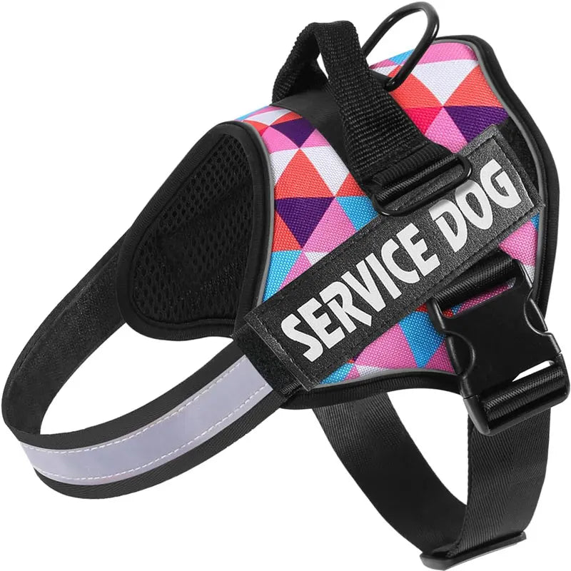 Service Dog Vest Harness; Chest Strap