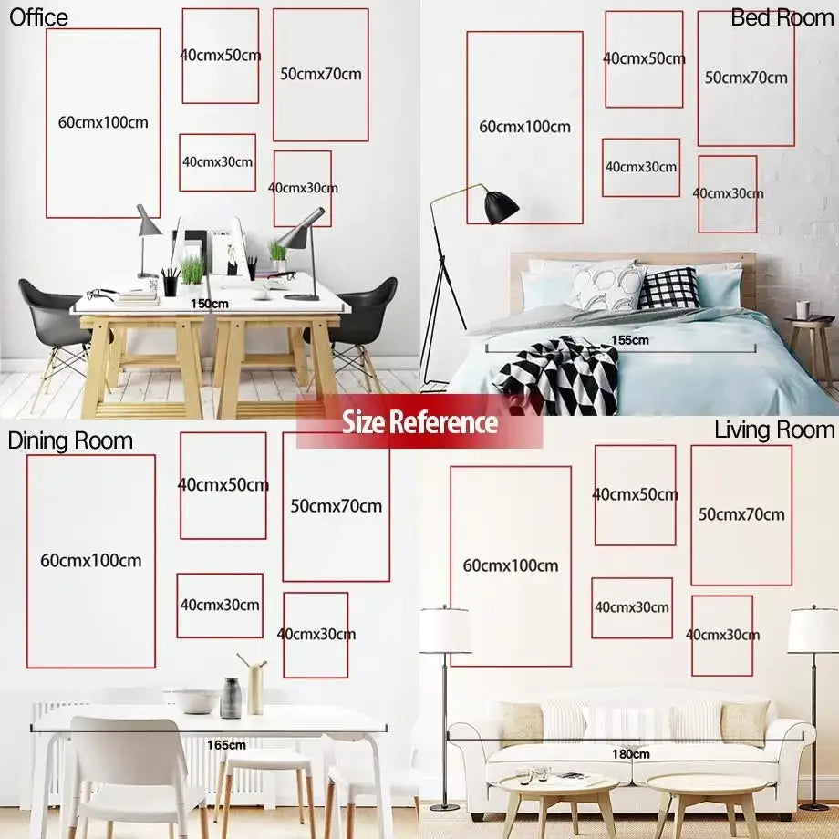 Boho Abstract Girl, Flowers, Illustrated Canvas Paintings