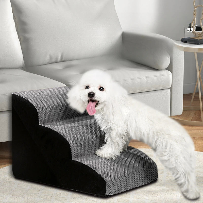2/3 Step Dog Stairs, Ramp, Washable Cover