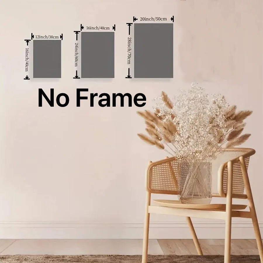 3pcs/Set Modern Abstract Line Canvas Wall Art