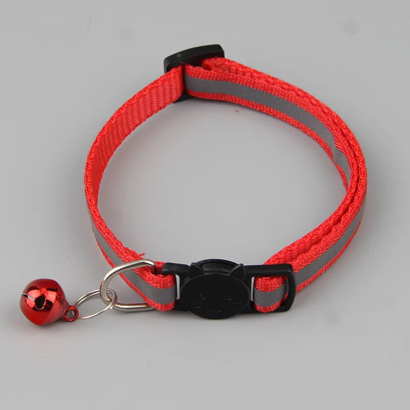 Reflective Cat Bell Collars, Adjustable