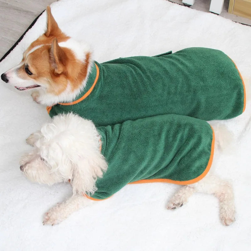 Pet Bathrobe, Full Body Drying Towel