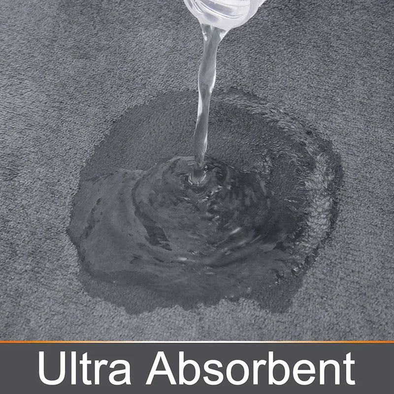 Super Absorbent Bath Mat, Non-Slip Memory Foam