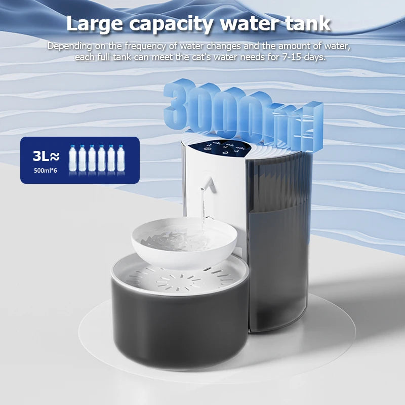 Pet Water Dispenser, Wireless Water Dumping