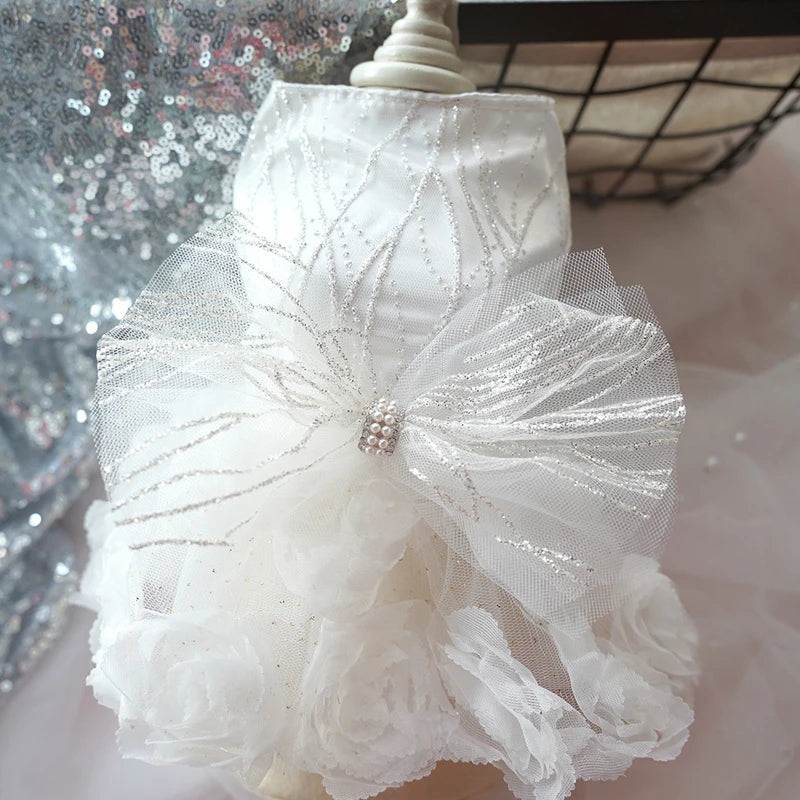 Luxury Designer Dog Bridal Dresses