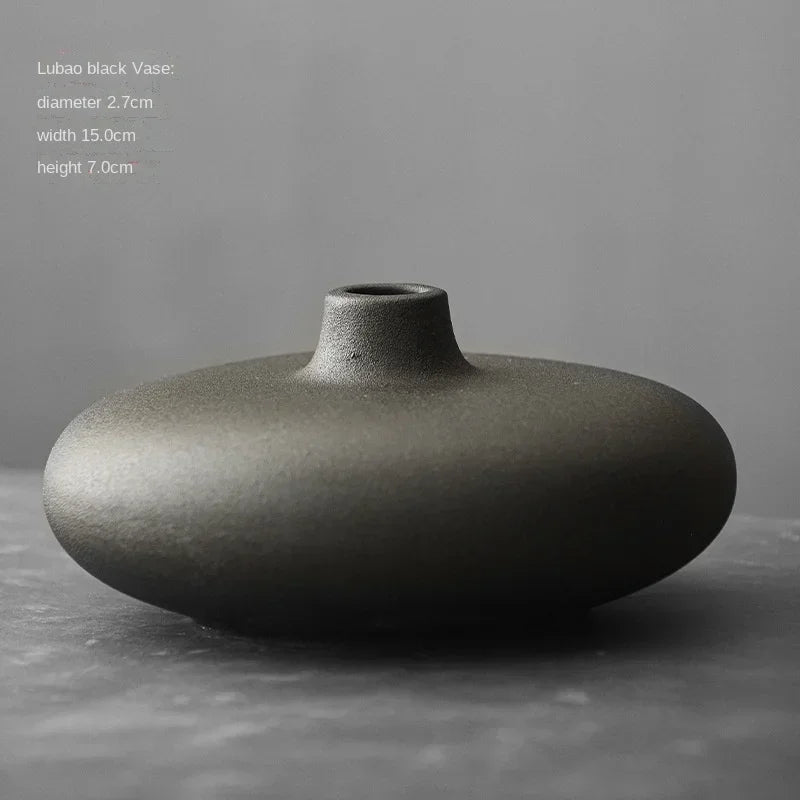 Japanese Style Antique Zen Ceramic Vase
