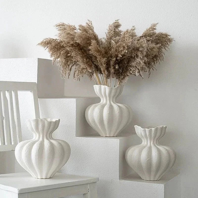 Unique French Minimalist Design Ceramic Vase