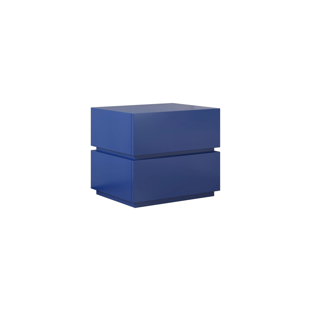 Modern Minimalist Bedside Nightstand; Luxury Decor