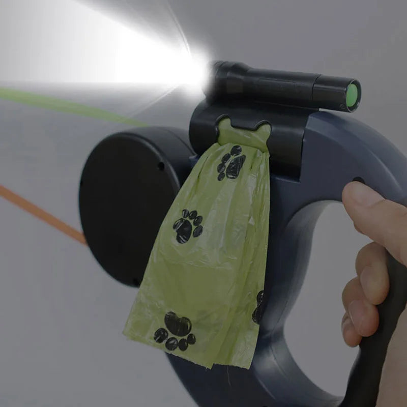 Double Head Automatic Retractable Dog Leash