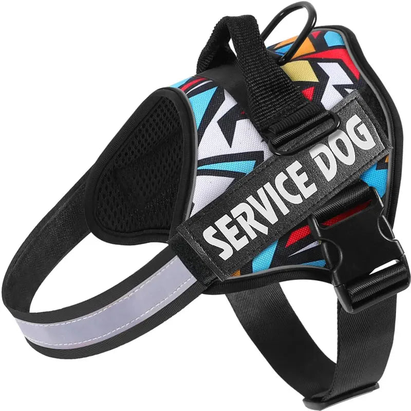 Service Dog Vest Harness; Chest Strap