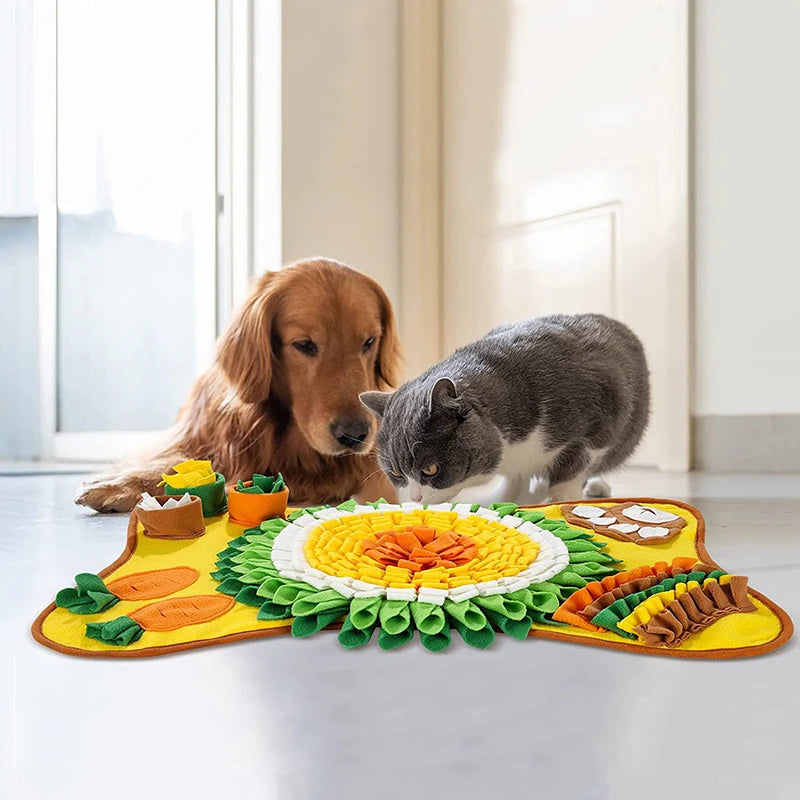 Dog Smell Training, Foraging Mat; Slow Feeder