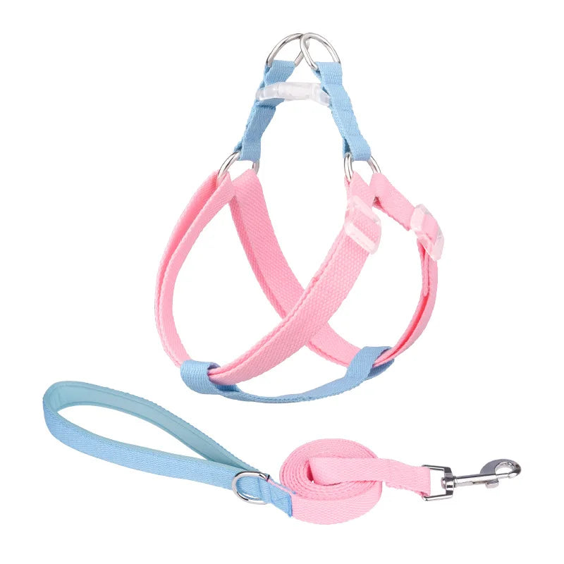 Dog Harness, Leash, Collar Set, No-Pull, Adjustable