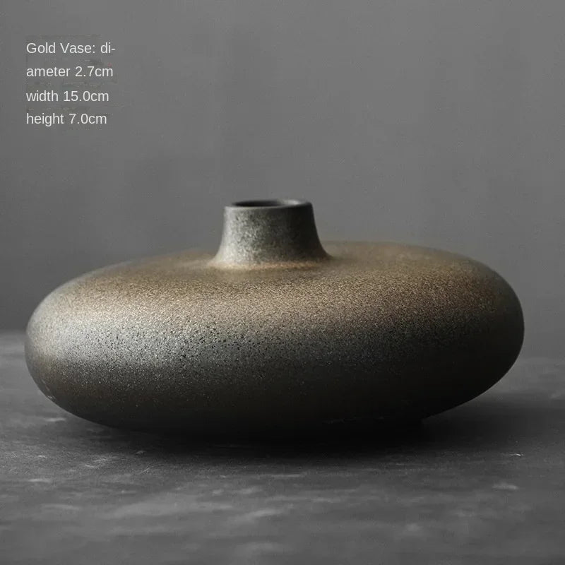 Japanese Style Antique Zen Ceramic Vase