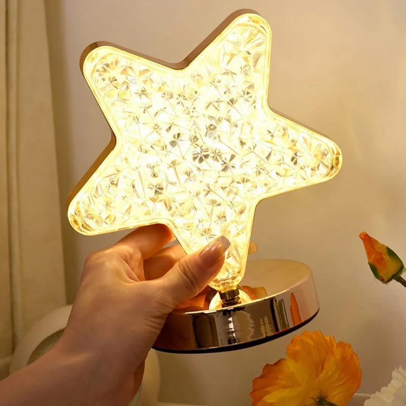 Bedroom Night Light, 3-Color Touch Dimming