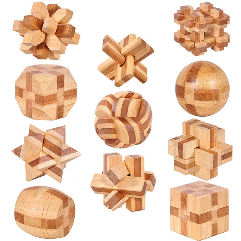 Wooden Kids & Adults Educational Toys 3D Puzzles