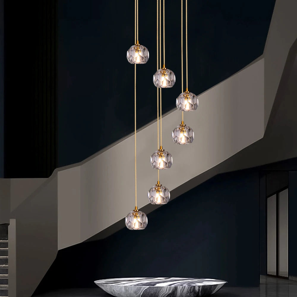 Crystal Pendant Lights; Customize Design Shapes,