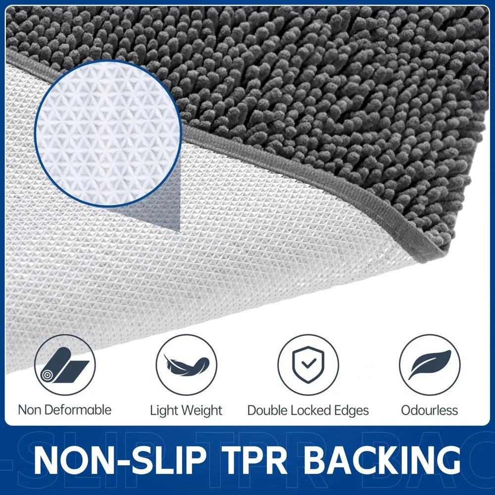 Premium Chenille, Super Absorbent, Washable Mat 96" x 48"