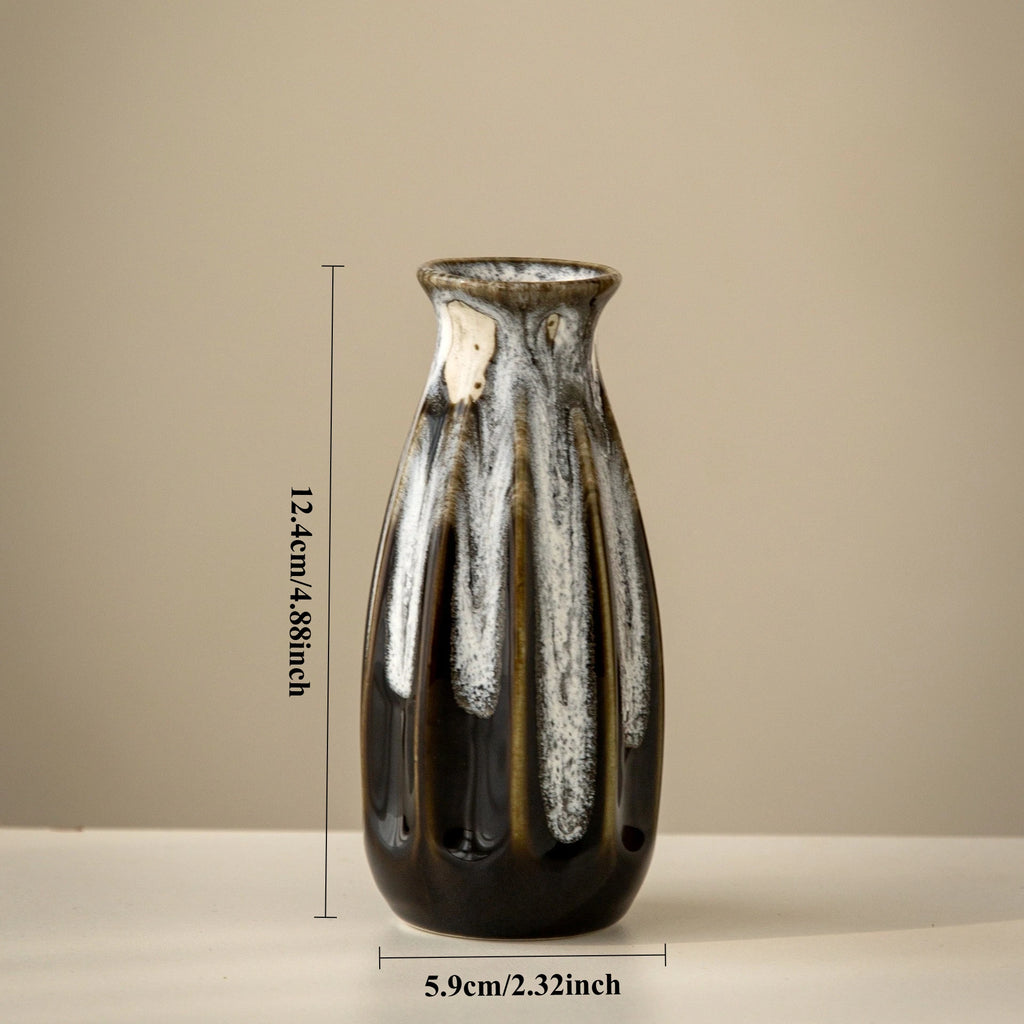 Handmade Japanese Retro Ceramic Kiln Glazed Vase