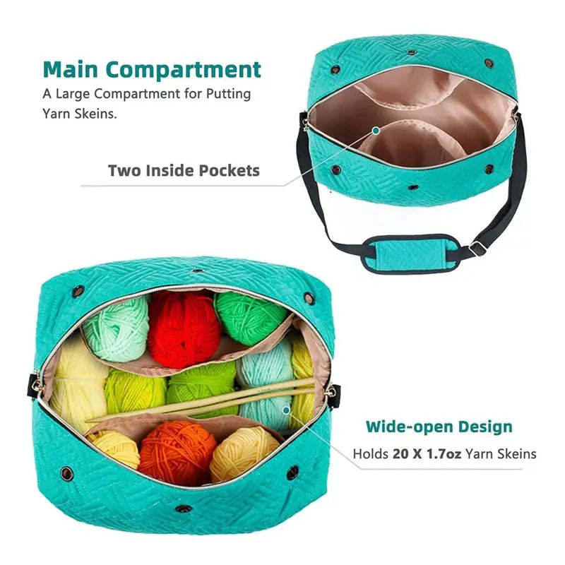 Crochet Yarn/Supplies Organizer Bag