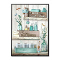 Bathroom Canvas Art Poster Cartoon Sweet Cheeks