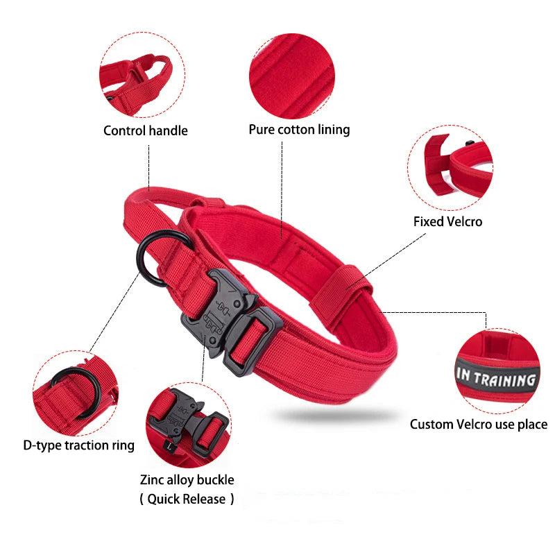 Tactical Training Collar, Leash Set or Separately