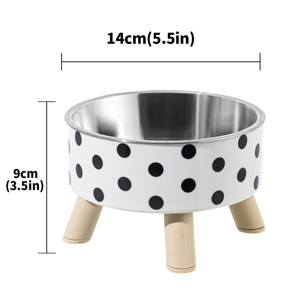 Raised Bowl, Polk-Dot or Checkerboard