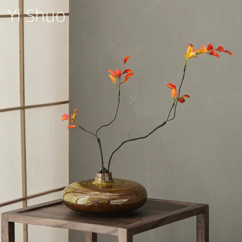Japanese Style Antique Zen Ceramic Vase