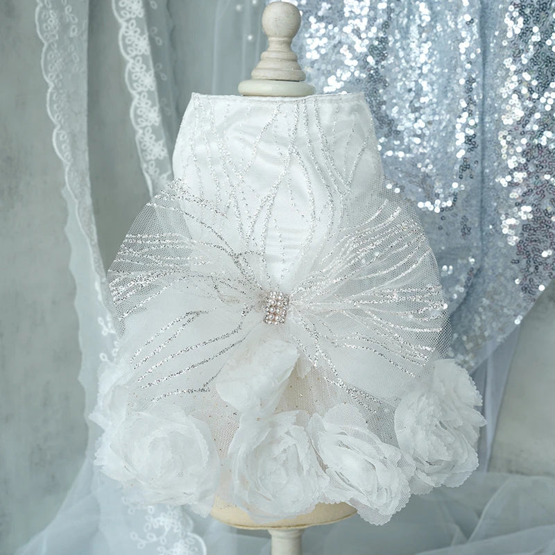 Luxury Designer Dog Bridal Dresses