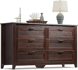 Modern Wood 6 Drawer Dresser in 3 Color Choices


















 Elegances