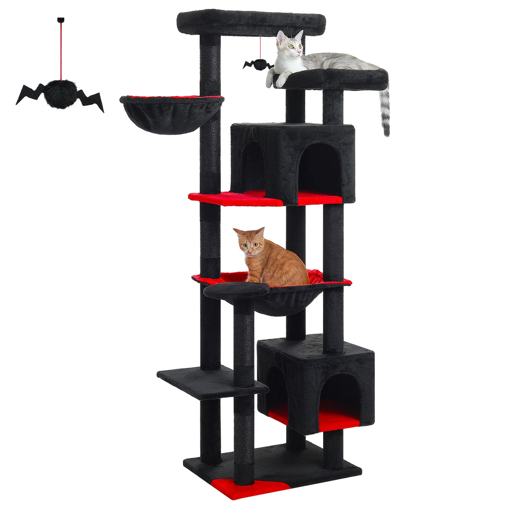 Deluxe Tall Cat Tree for Indoor Cats