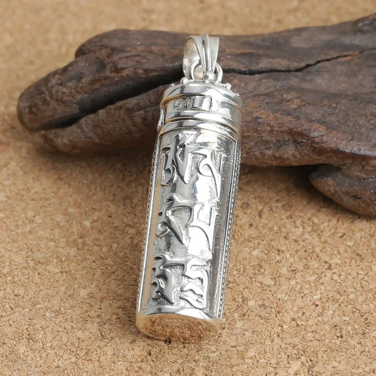 S925 Pure Thai Silver Locket Vessel Pendant