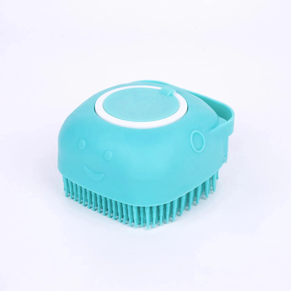 Dog `Bathtime Silicone Soapy Massage Brush