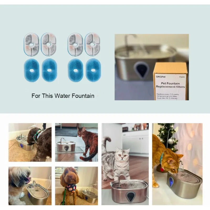 12Pack Filters for Fountains WF170/WF280